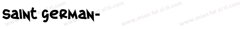 saint german字体转换